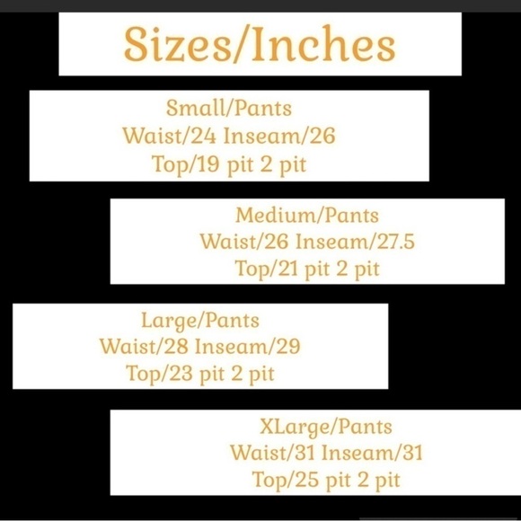 Black! Black Two Piece Set! Pants & Top - Picture 2 of 3